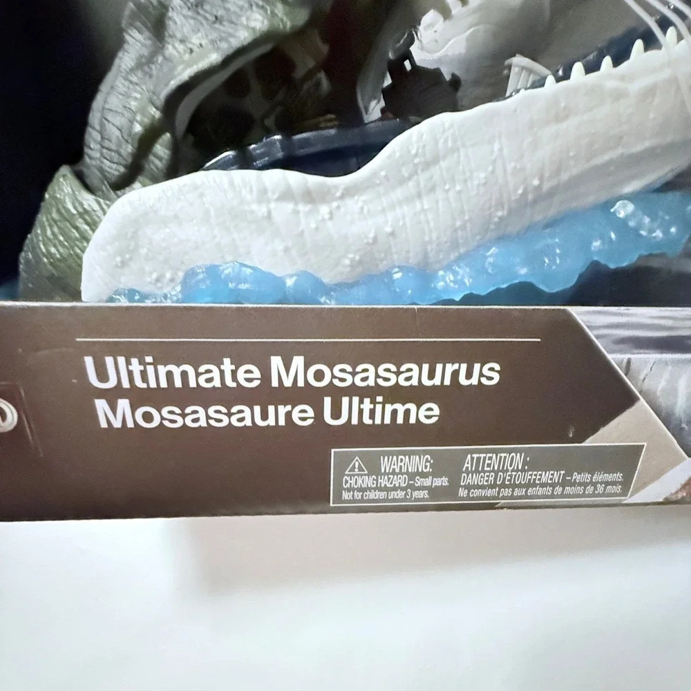 Mattel Jurassic World Rebirth Ultimate Mosasaurus Kids Toy New Micro Adventures